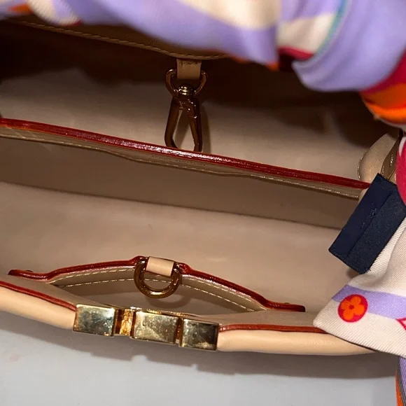 Louis Vuitton Capucine BB Heavenly Woven Satchel - Picture 11 of 12